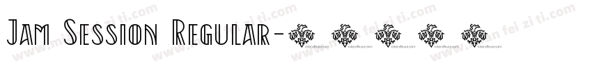 Jam Session Regular字体转换
